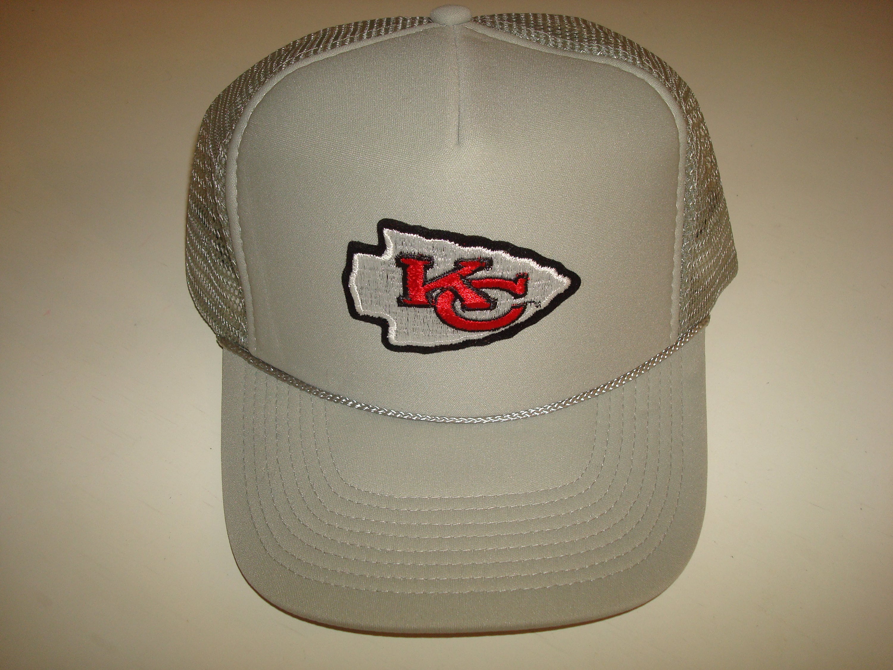 KANSAS CITY CHIEFS Grey Rope Trucker 