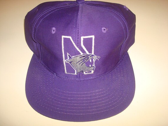 NORTHWESTERN WILDCATS   script Vintage Snapback  … - image 1