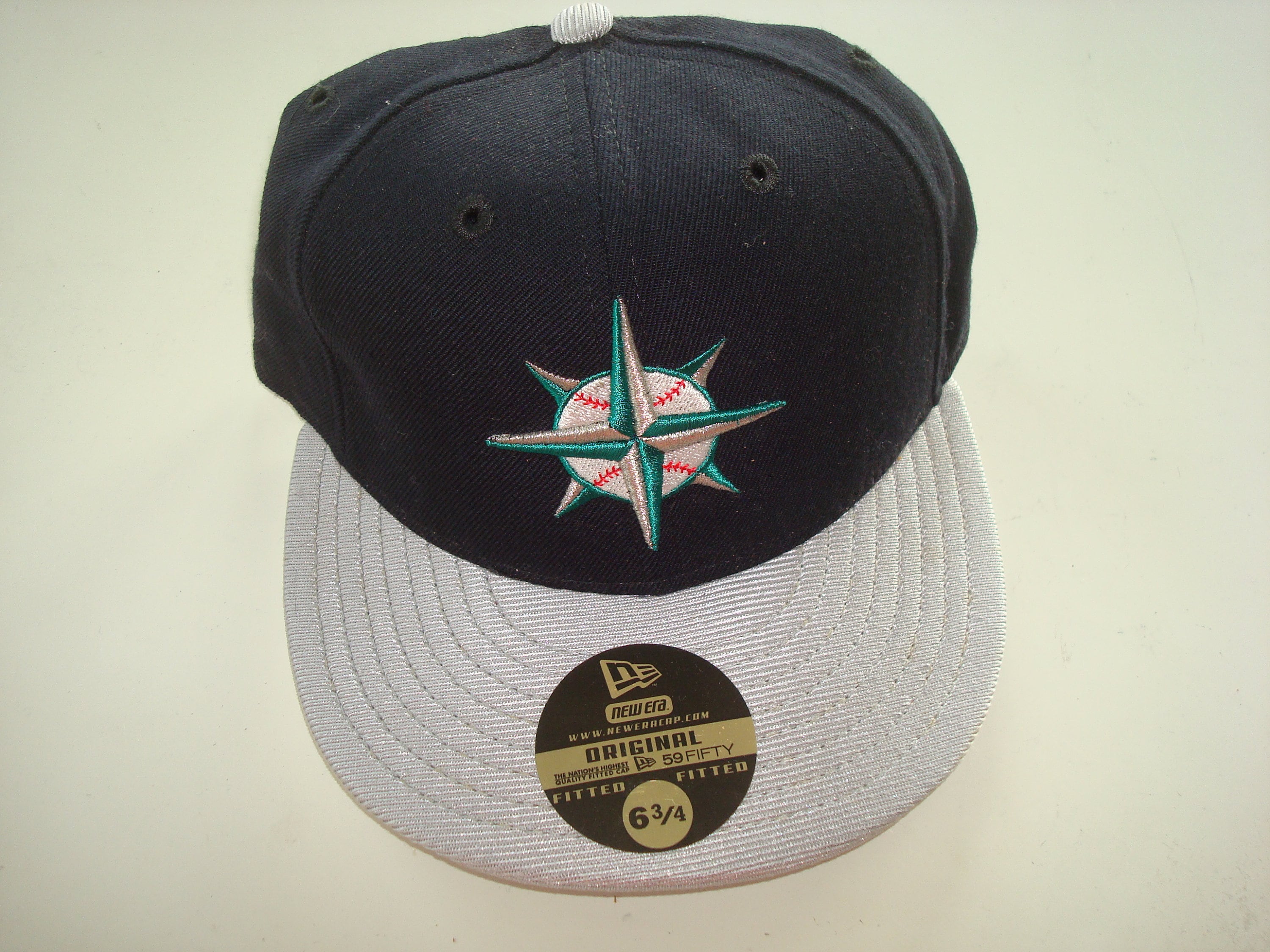 Vintage 1970's New Era Seattle Mariners Fitted Hat Sz. 7½