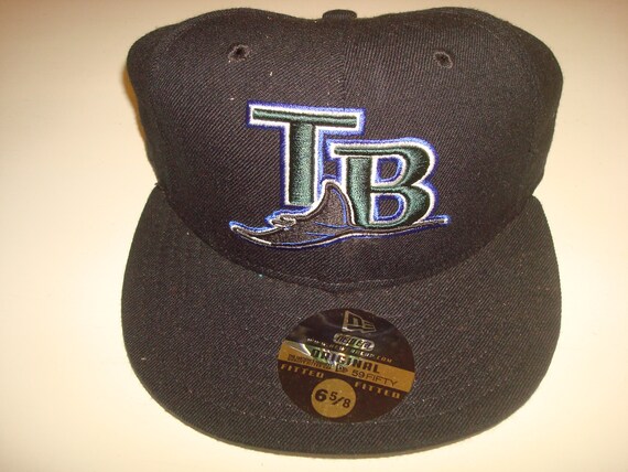 TAMPA BAY DEVIL Rays New Era Vintage Hat 90s Hat Cap Size 6 5/8 