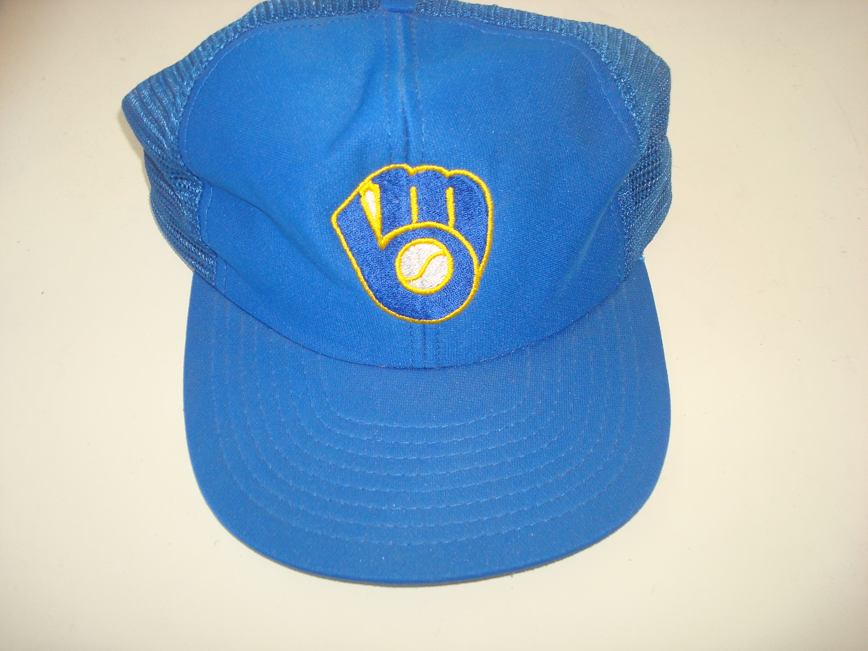 Milwaukee Brewers Snapback Script Hat Cap Vintage 90s