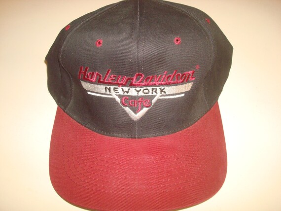 HARLEY MOTORCYCLE Snapback Script Hat 