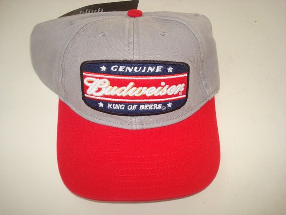 BEER BUD BUDWEISER Snapback Script Hat 