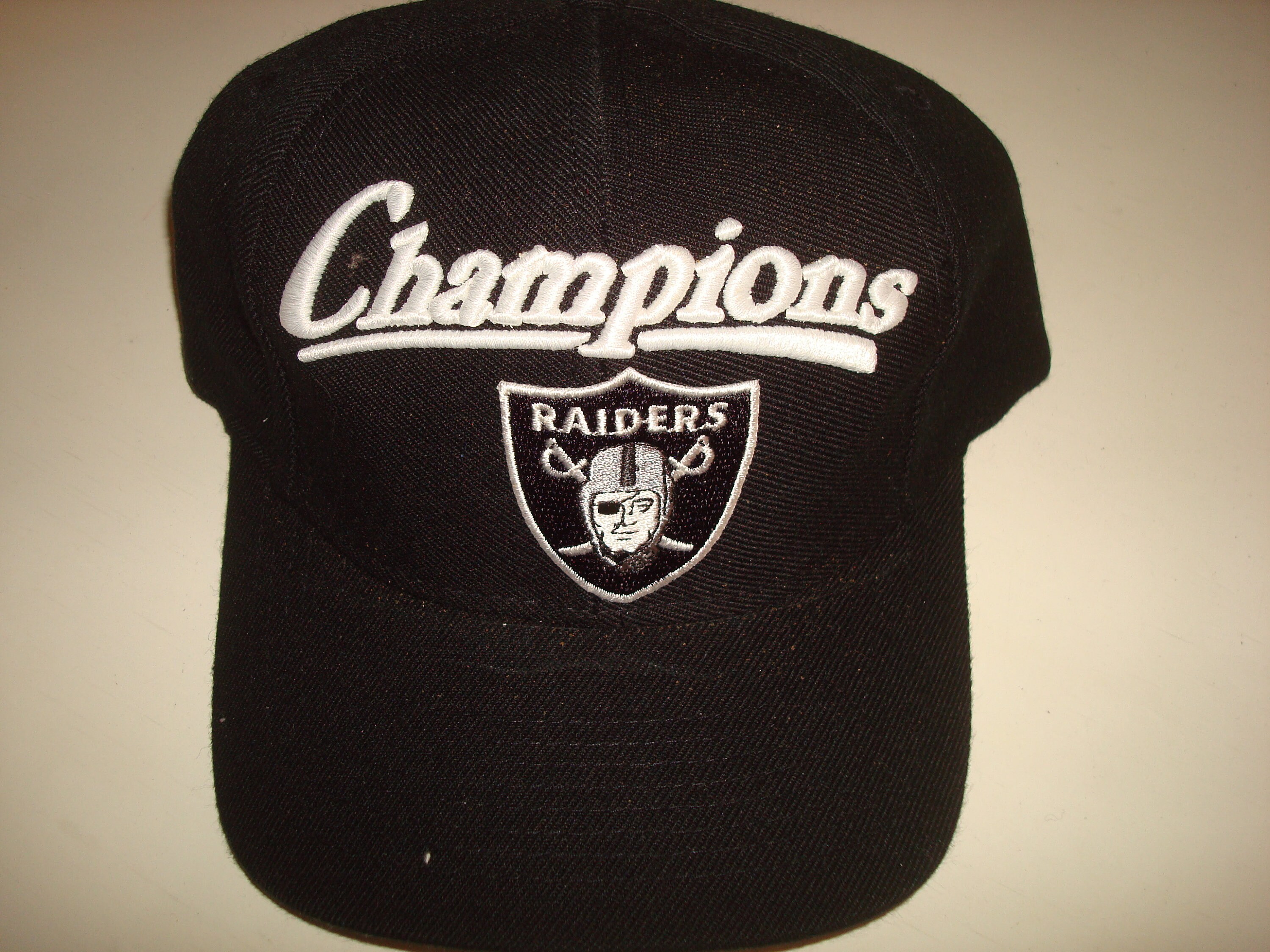 vintage 90s NOS Oakland Raiders sports specialties shadow snapback hat -  deadstock pro line