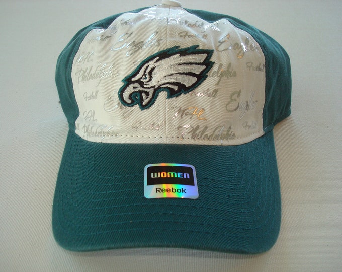 PHILADELPHIA EAGLES Golf Beach Script Vintage Strapback Hat Etsy