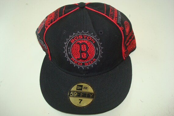 Boston Red Sox New Era 59Fifty MLB Baseball Cap Hat Fitted 7 1/2 Cool Base