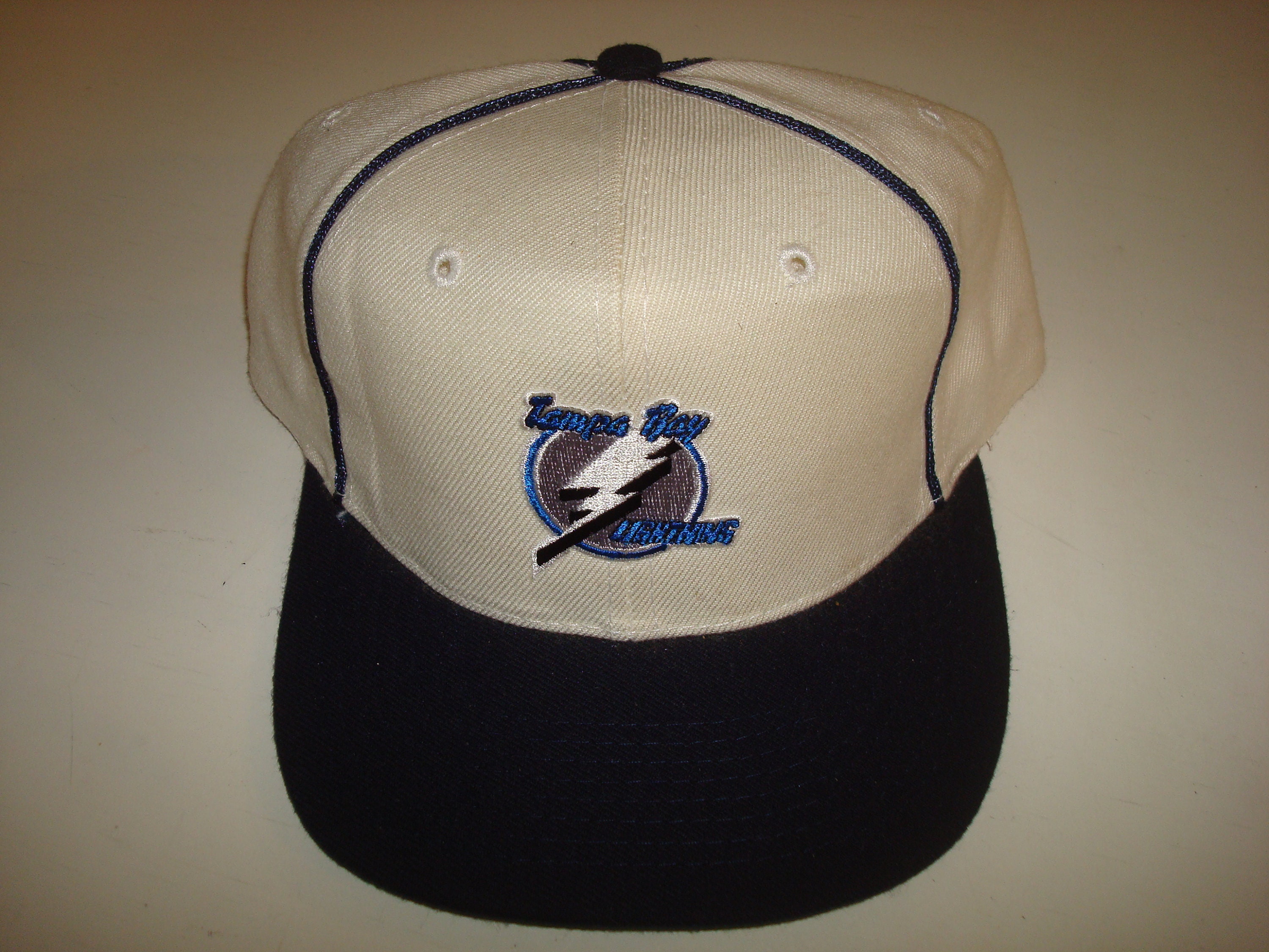 Vintage Tampa Bay Lightning Hat Cap Snap Back NHL 90s