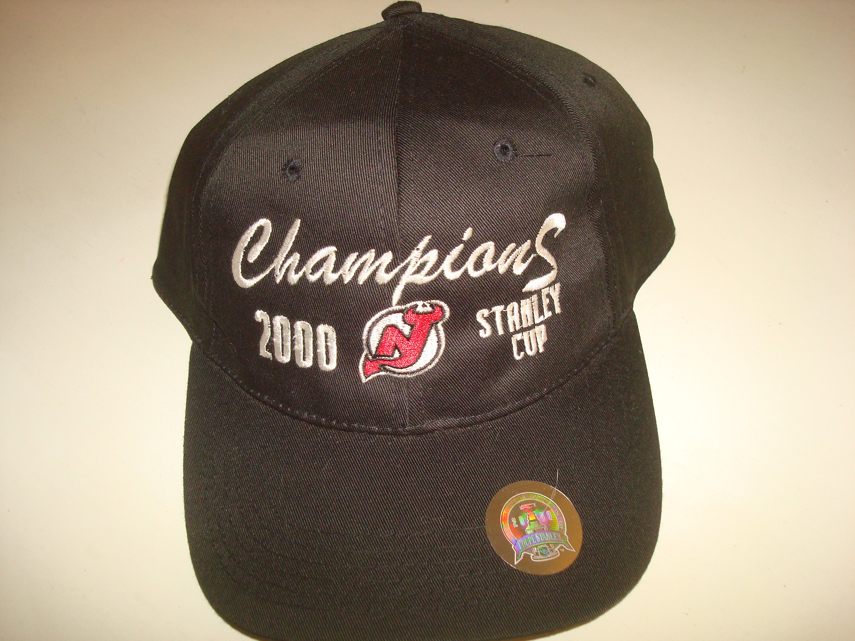 NEW JERSEY DEVILS 2000 Script Vintage 