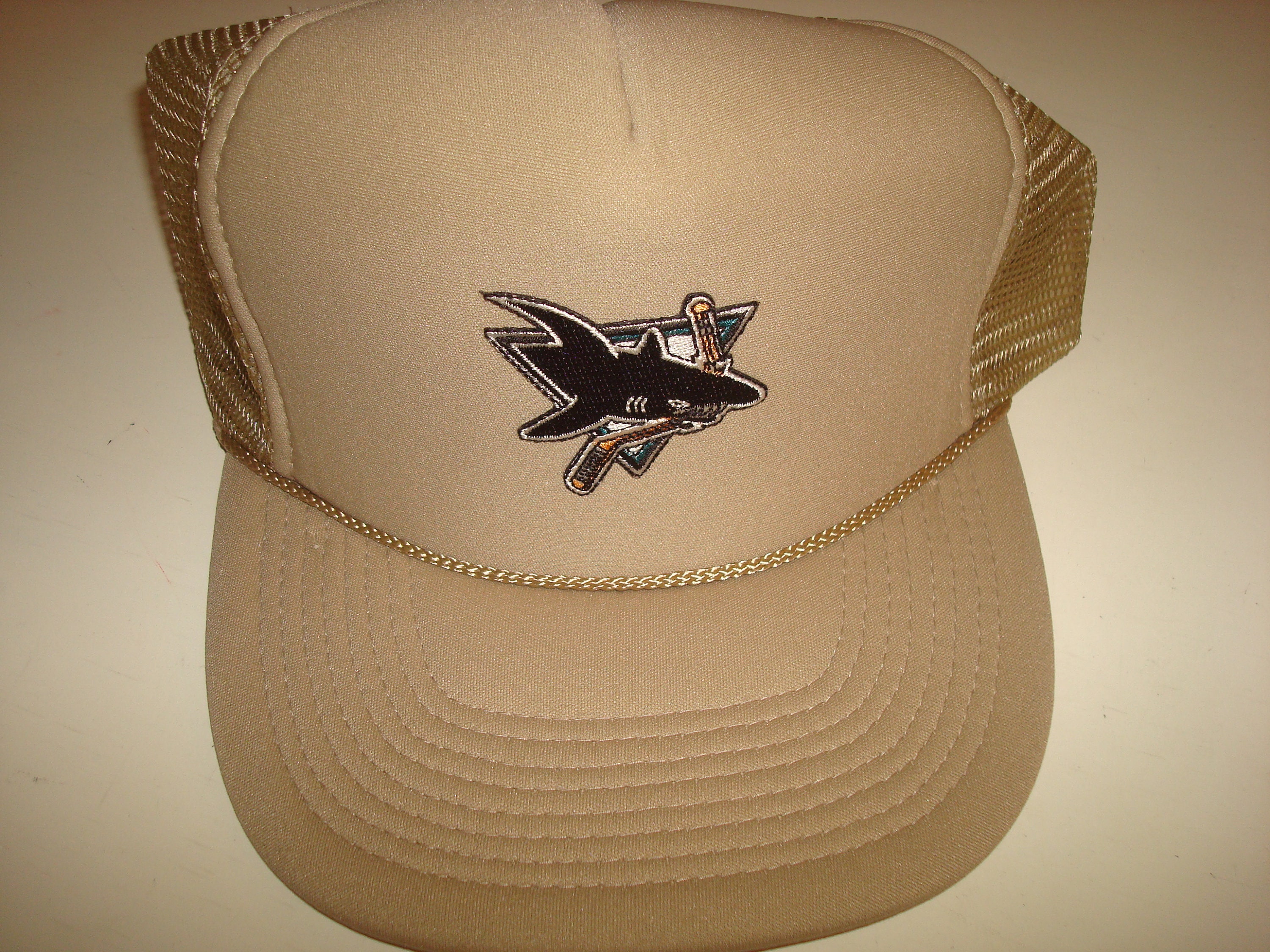 San Jose Sharks NHL Vintage Off-White Snapback Hat