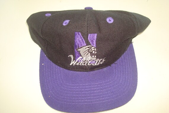 NORTHWESTERN WILDCATS   script Vintage Snapback  … - image 1