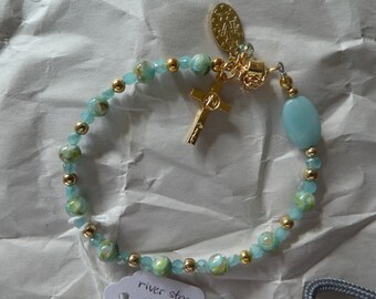 BlueStone Rosary Bracelet