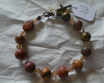 Cherry Creek Jasper Rosary Bracelet