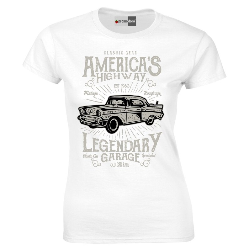 Hot Rod Rockabilly Classic Muscle Retro Car Racing Vintage Auto T-Shirt