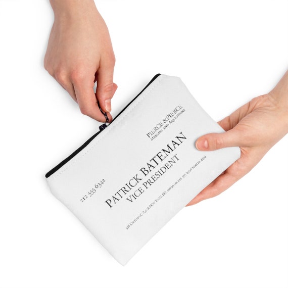 American Psycho Homage To Patrick Bateman Small Accessory Pouch