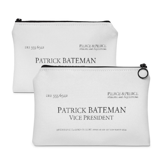 American Psycho Homage To Patrick Bateman Small Accessory Pouch