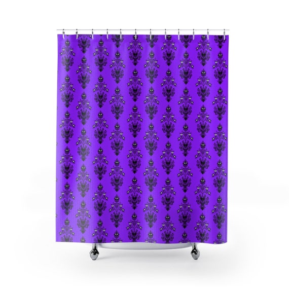 Haunted Mansion Wallpaper Shower Curtain