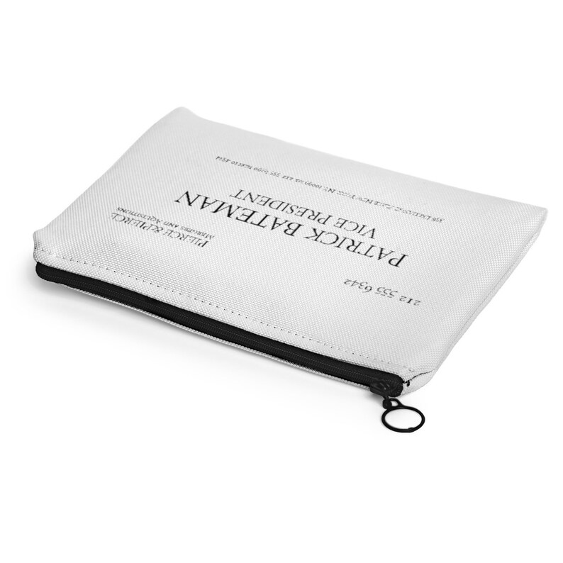 American Psycho Homage To Patrick Bateman Small Accessory Pouch