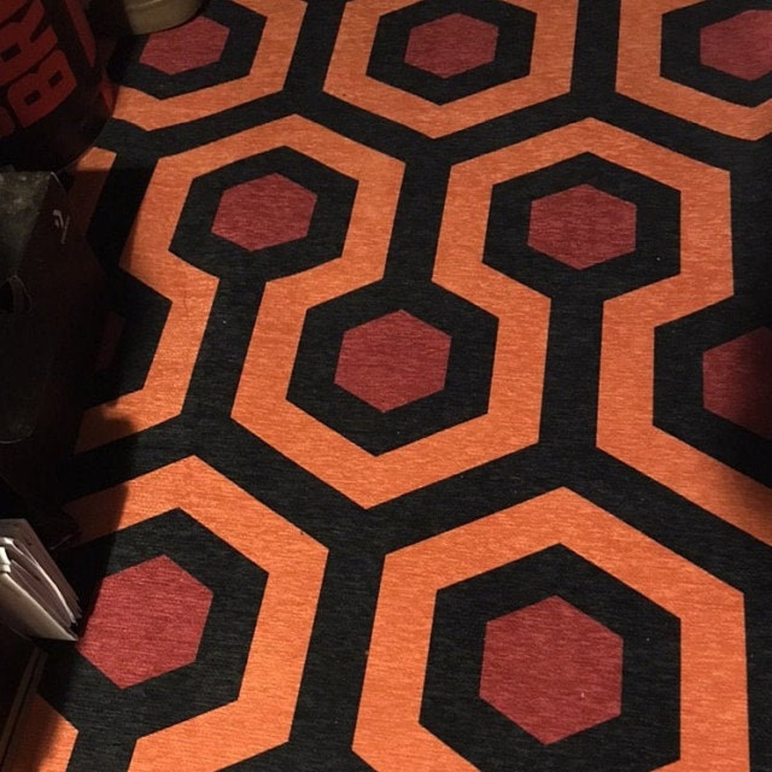 Overlook Hotel Carpet Pattern Area Rug the Shining Etsy