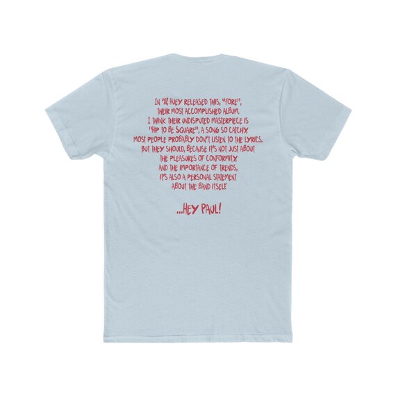 American Psycho Hip To Be Square Quote Hip To Be Square Homage To American Psycho & Huey Lewis | Etsy