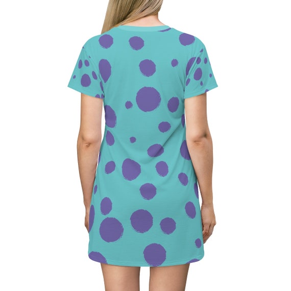 Sully Fur Print T-shirt Dress - Etsy 