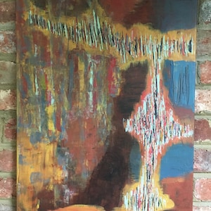 Abstract Painting, Original Art, Acrylic Painting, Canvas Art, Wall Art, Textured, Palette Knife