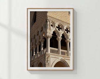 Venice Digital Wall Art | Italy Printable Travel Poster | Doge's Palace Photo Print