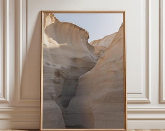 Milos Greece Photography | Coastal Print | Greece Travel Poster | Greek Islands | Sarakiniko Beach