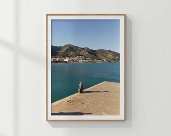 Coastal Digital Wall Art | Italy Printable Travel Poster | Sicily Fishing Photo Print