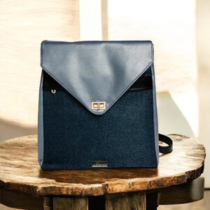 Faux Leather Meraki Backpack Rucksack