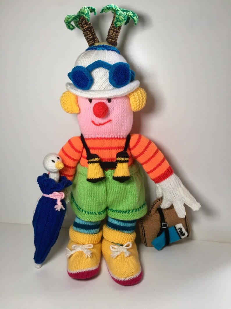 knitted character dolls