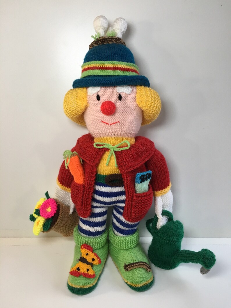 knitted character dolls
