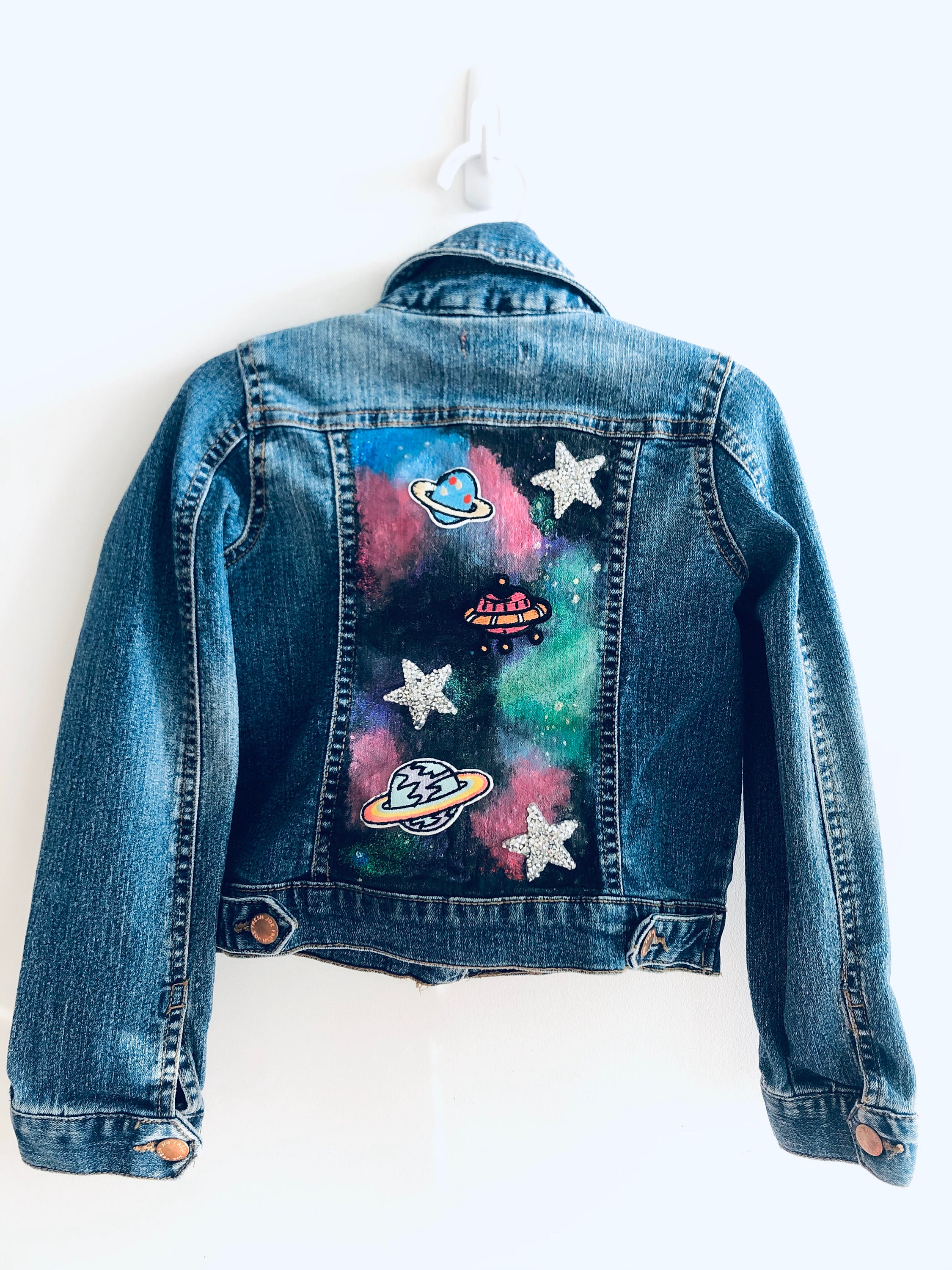 Customizable Hand Painted Kids Denim 