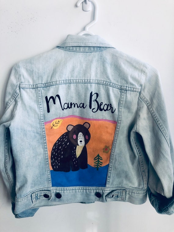 Mama bear jean jacket discount