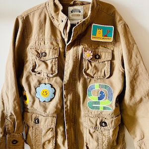 One Of A Kind Hand Painted Kid’s Army Jacket