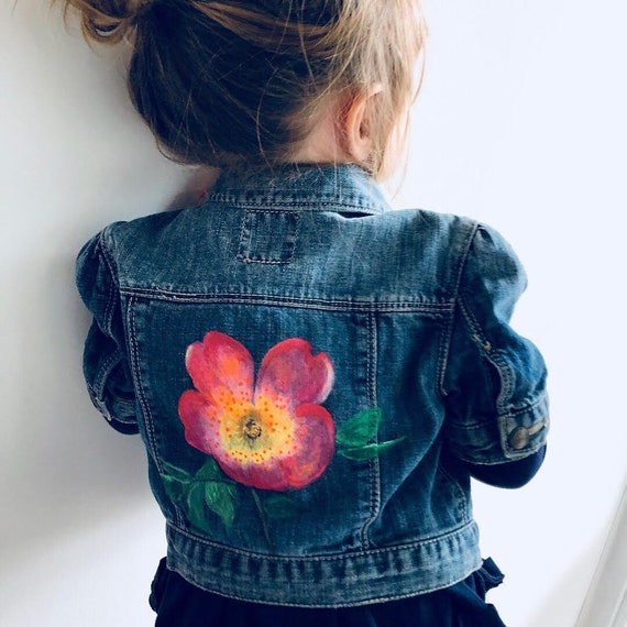 Denim jacket with fur kids deals