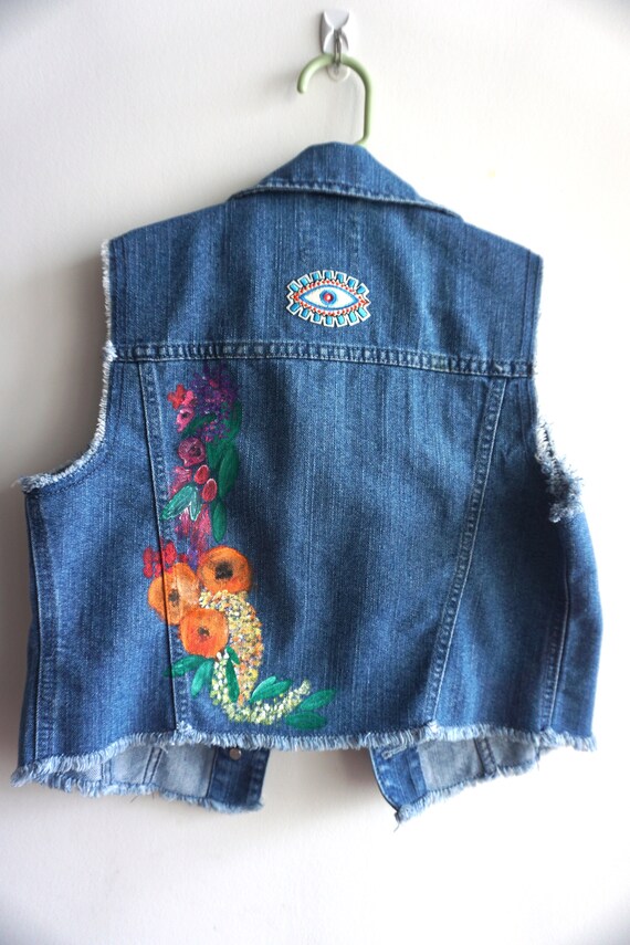 children's denim vest