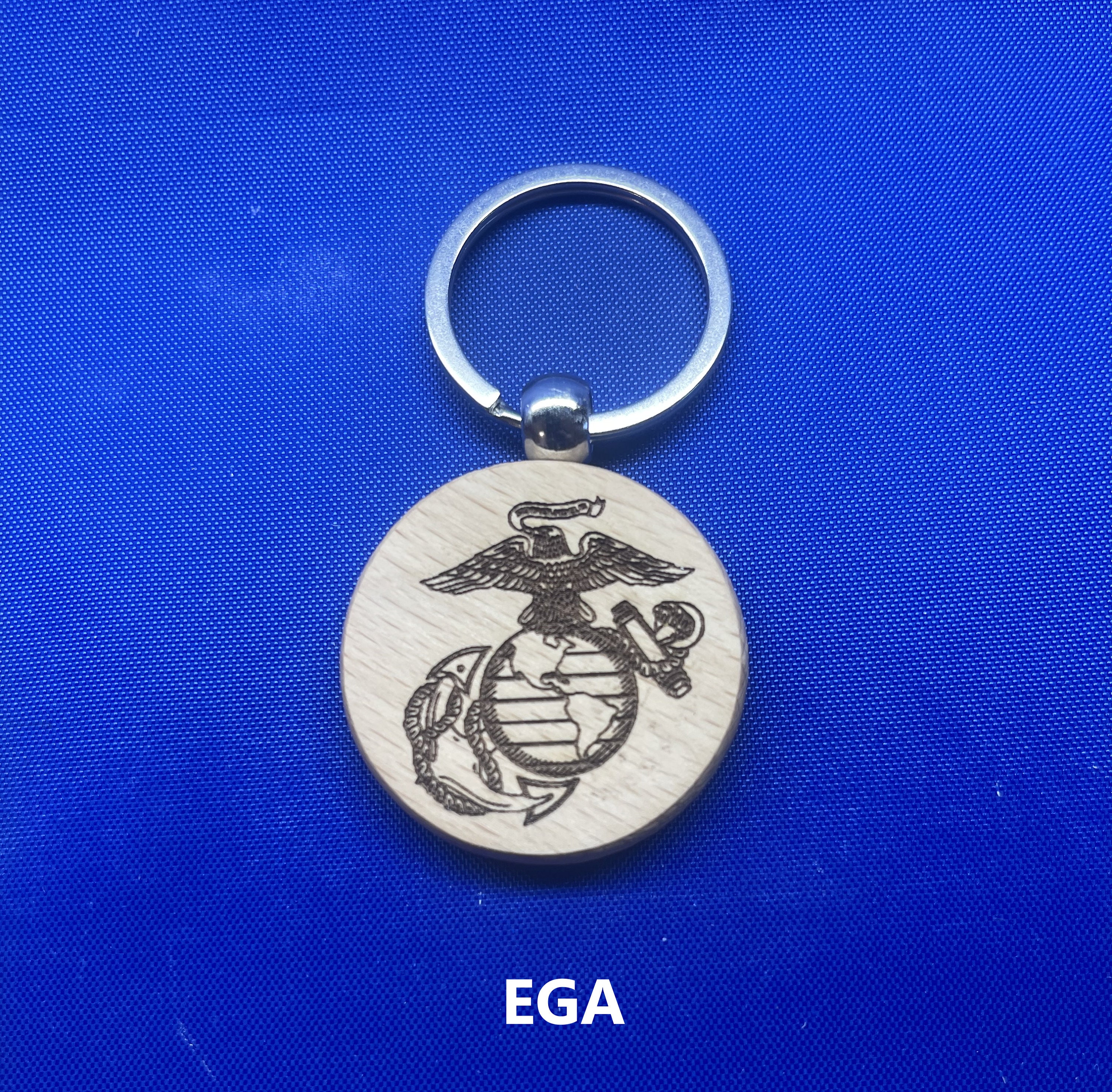 Engraved Wood Military Keychain: USMC Veteran Gift - Etsy