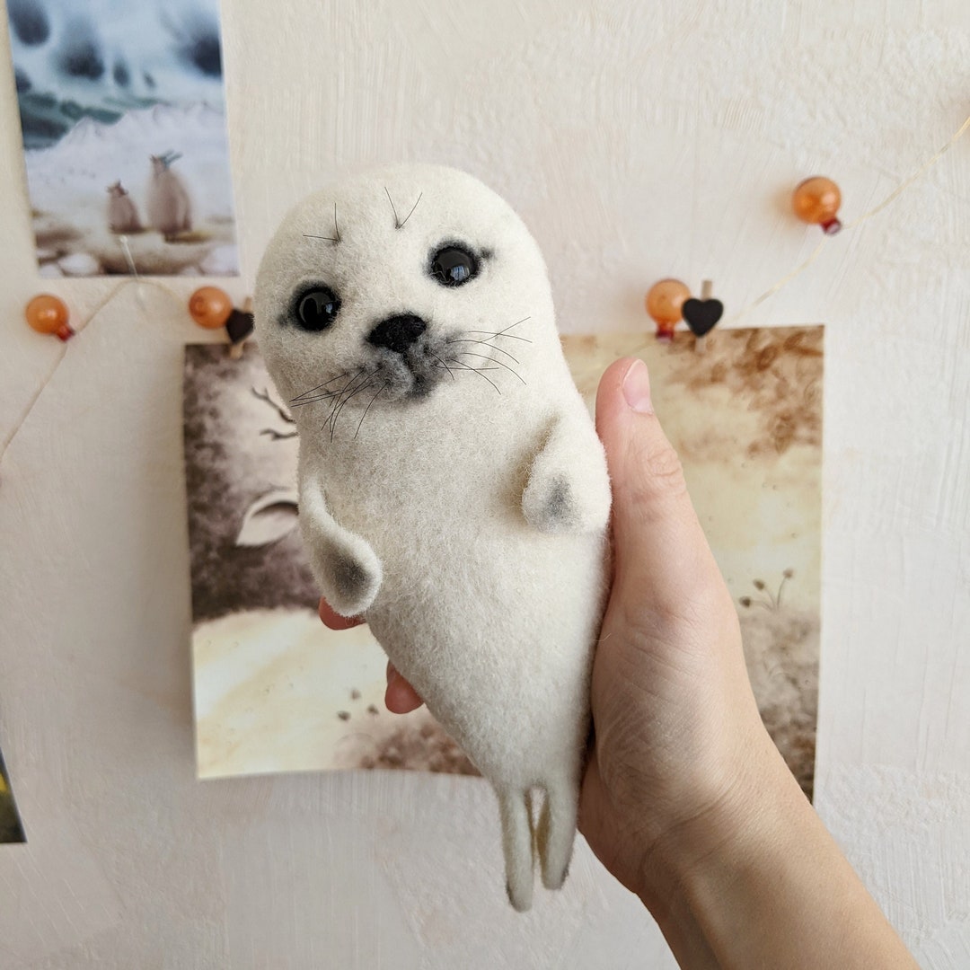 Baby Seal for Seals Lovers Felt Seal Pup Etsy Canada
