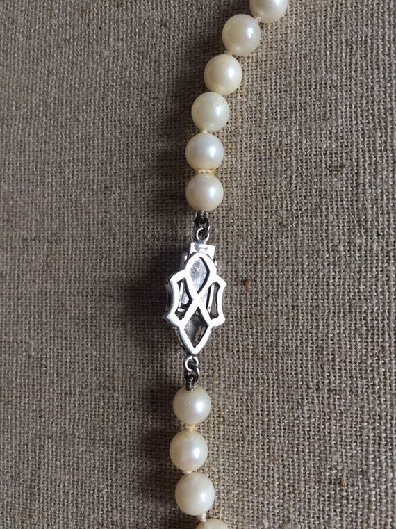 Vintage Pearl Necklace - image 5