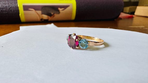 ruby vintage ring - image 6