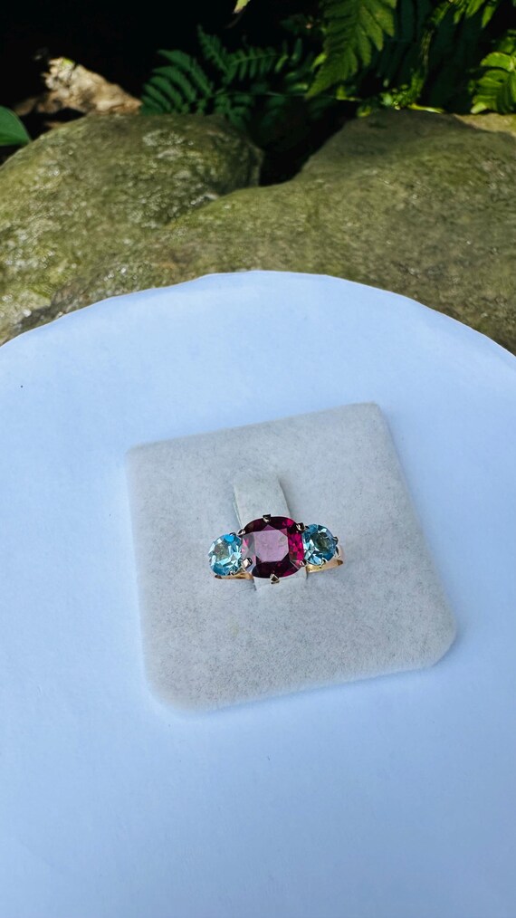 ruby vintage ring - image 8