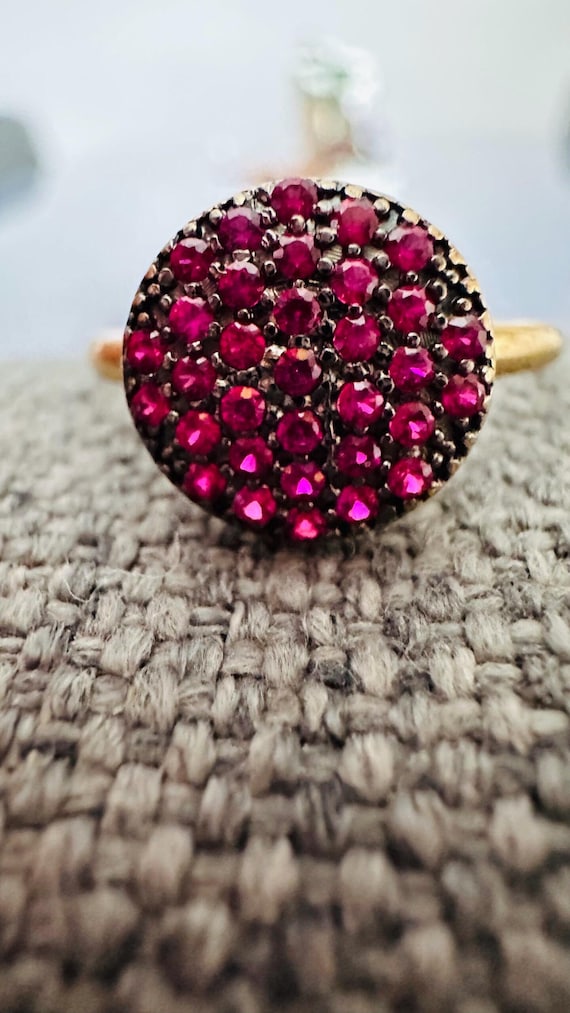 Cluster Ruby Ring - image 6