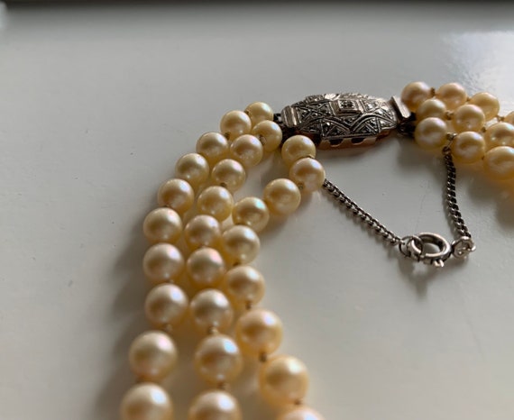 Vintage Pearl Necklace - image 9