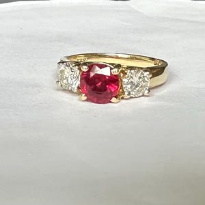 Ruby and Diamond Ring