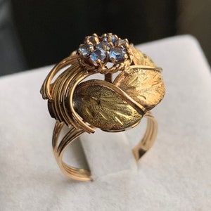 Vintage  aquamarine Ring