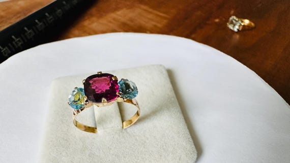 ruby vintage ring - image 7