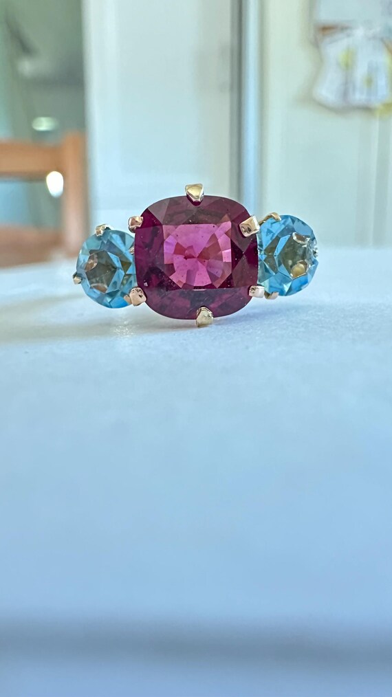 ruby vintage ring - image 9