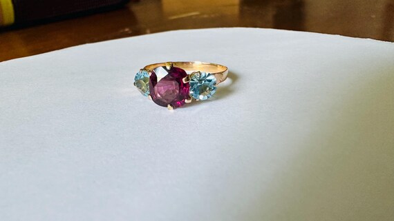 ruby vintage ring - image 4