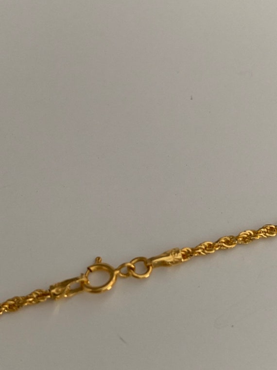 Gold necklace - Gem