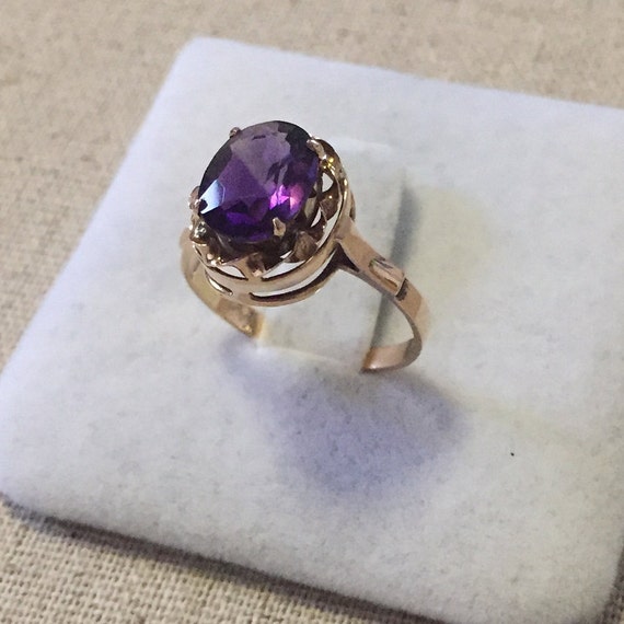 Vintage amethyst on sale rings for sale